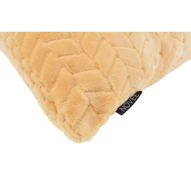Sierkussen Pluche Botergeel | 45 x 45 cm | Polyester