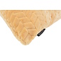 Pluche Botergeel Kussenhoes | 45x45 cm | Polyester