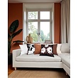 Abstract Daisies Kussenhoes | 45x45 cm | Katoen/Polyester