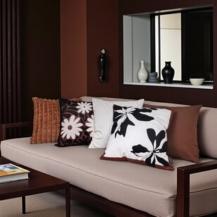Abstract Flowers Kussenhoes | 45x45 cm | Katoen/Polyester