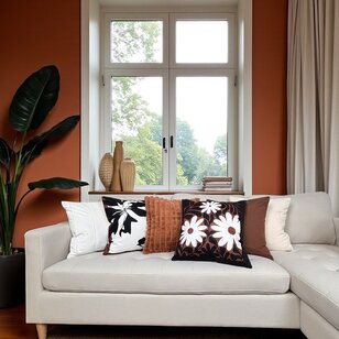 Abstract Flowers Kussenhoes | 45x45 cm | Katoen/Polyester