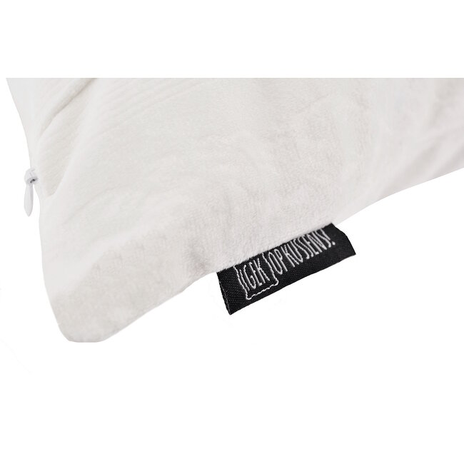 Sierkussen Velvet Versaille Wit | 45 x 45 cm | Velvet / Polyester