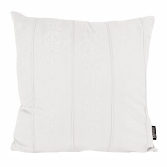 Gek op kussens! Velvet Versaille Wit Kussenhoes | 45x45 cm | Velvet/Polyester