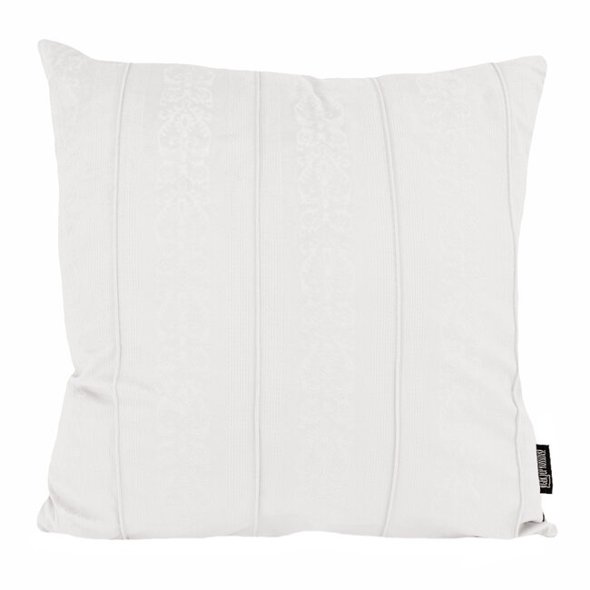 Velvet Versaille Wit | 45 x 45 cm | Kussenhoes | Velvet / Polyester