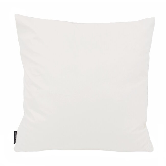 Velvet Versaille Wit Kussenhoes | 45x45 cm | Velvet/Polyester