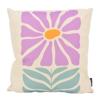 Gek op kussens! Sierkussen Amethyst Garden | 45 x 45 cm | Katoen/Linnen