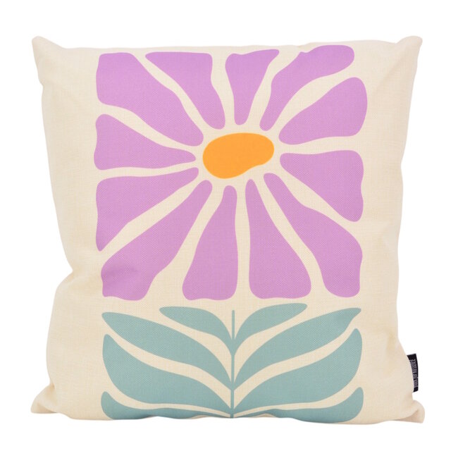 Sierkussen Amethyst Garden | 45 x 45 cm | Katoen/Linnen