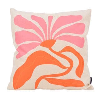 Gek op kussens! Sunset Bloom | 45 x 45 cm | Kussenhoes | Katoen/Linnen