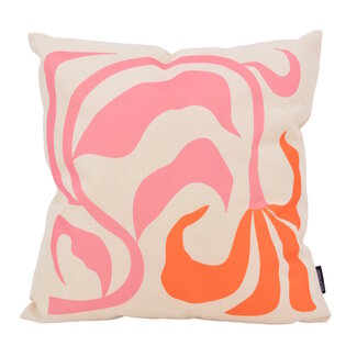 Gek op kussens! Tropical Flora Kissenbezug | 45x45 cm | Baumwolle/Leinen