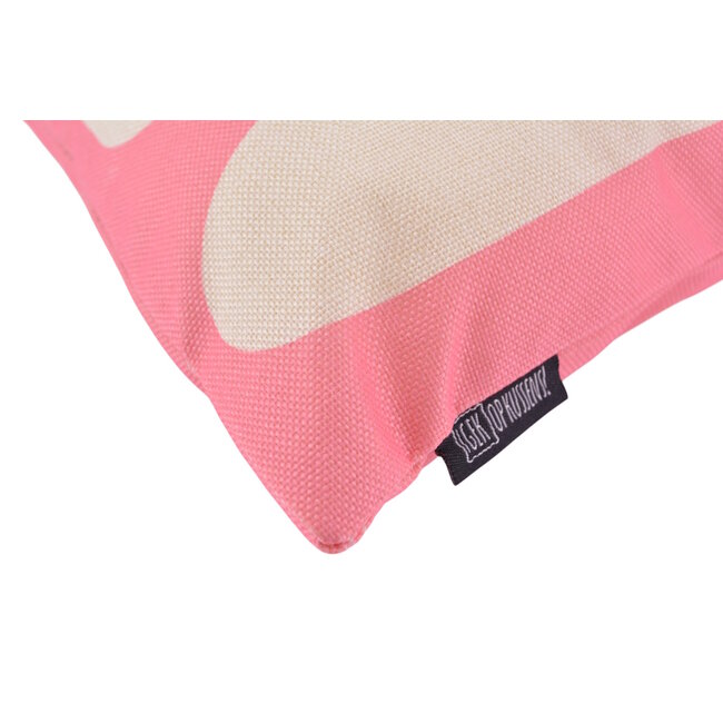 Sierkussen Flower Wave | 45 x 45 cm | Katoen/Linnen