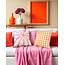 Pied-de-Poule Oranje - Outdoor Kussenhoes | 45x45 cm | Katoen