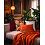 Sierkussen Velvet Oranje Long | 30 x 50 cm | Polyester