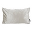 Gek op kussens! Sierkussen Velvet Zilver Long | 30 x 50 cm | Velvet/Polyester