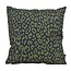 Green Leopard Kissenbezug | 45x45 cm | Baumwolle/Leinen