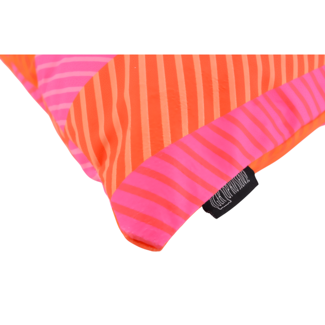 Pink Orange Stripes | 45 x 45 cm | Kussenhoes | Katoen/Polyester