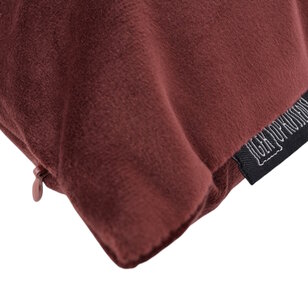 Velvet Kastanje Kussenhoes | 45x45 cm | Polyester