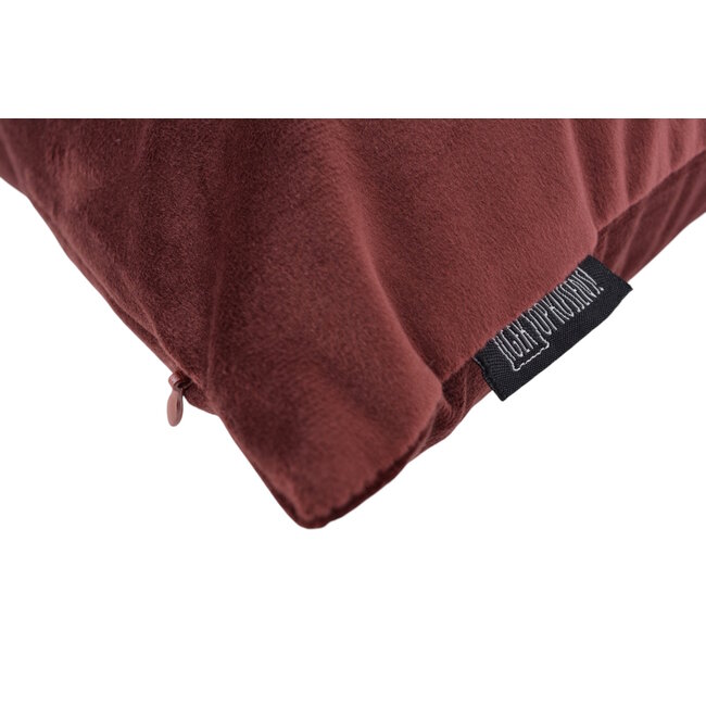 Velvet Kastanien Kissenbezug | 30x50 cm | Polyester