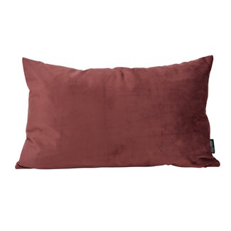 Gek op kussens! Velvet Kastanje | 30 x 50 cm | Kussenhoes | Polyester