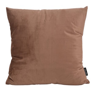 Velvet Mokka Kussenhoes | 45x45 cm | Polyester