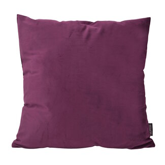 Gek op kussens! Velvet Aubergine | 45 x 45 cm | Kussenhoes | Polyester