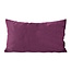 Gek op kussens! Velvet Aubergine | 30 x 50 cm | Kussenhoes | Polyester