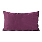 Velvet Aubergine Kussenhoes | 30x50 cm | Polyester