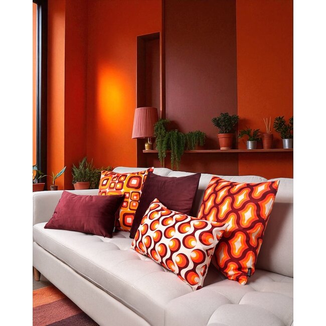 Retro Style #14 Kussenhoes | 30x50 cm | Katoen/Polyester