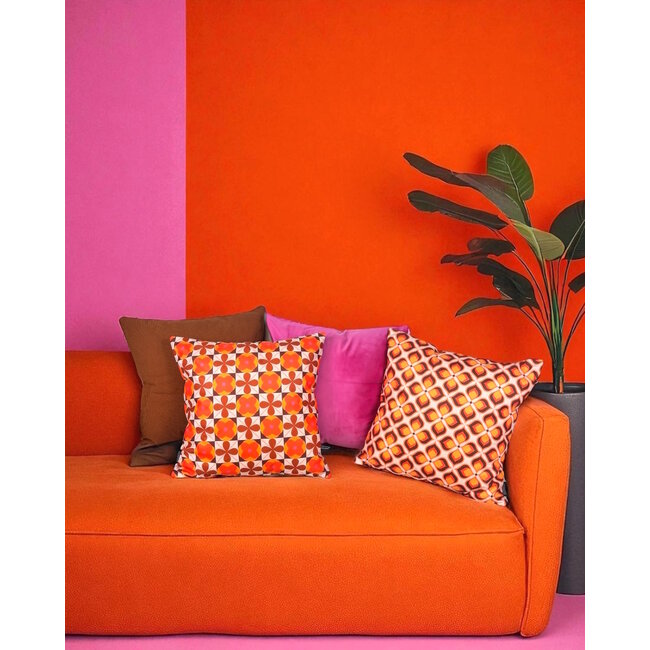 Retro Style #11 | 45 x 45 cm | Kussenhoes | Katoen/Polyester