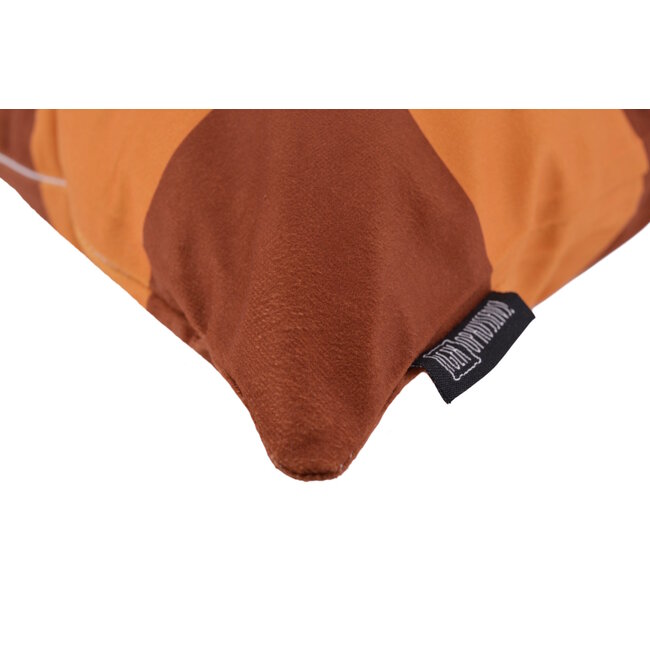 Checker Cognac/Bruin Kussenhoes | 45x45 cm | Katoen/Polyester