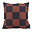 Gek op kussens! Sierkussen Checker Zwart/Bruin | 45 x 45 cm | Katoen/Polyester