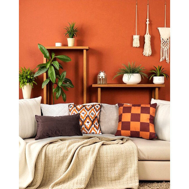 Sierkussen French Velvet Creme | 45 x 45 cm | Velvet/Polyester