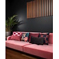 Sierkussen Checker Wijnrood/Oudroze | 45 x 45 cm | Katoen/Polyester