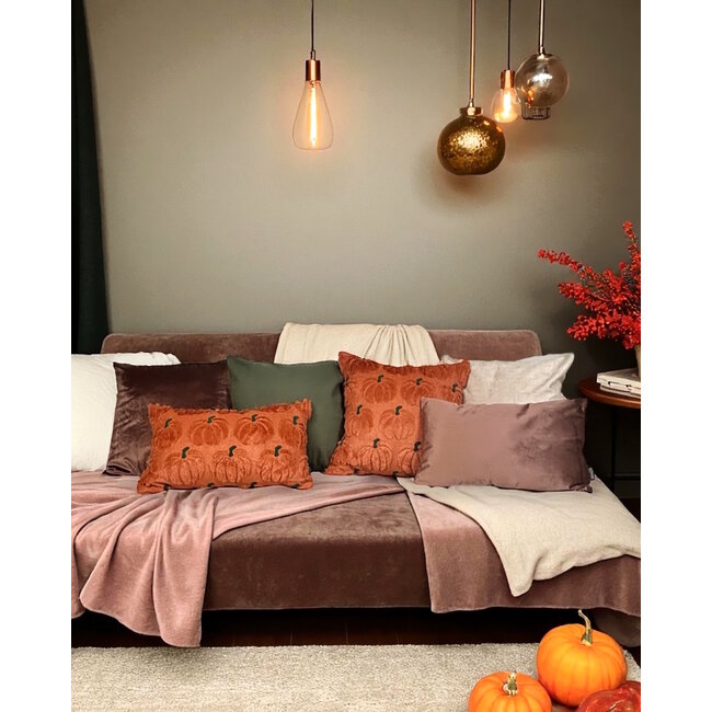 Sierkussen Velvet Mokka | 45 x 45 cm | Polyester