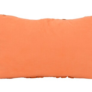 Furry Pumpkin Oranje Kussenhoes | 30x50 cm | Polyester