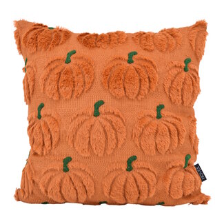 NOVÉE Furry Pumpkin Bruin | 45 x 45 cm | Kussenhoes | Polyester