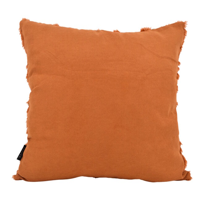Furry Pumpkin Bruin | 45 x 45 cm | Kussenhoes | Polyester