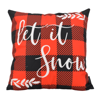 Gek op kussens! Snow Tartan Kissenbezug | 45x45 cm | Baumwolle/Polyester