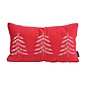 Velvet Tree Rot Kissenbezug | 30x50 cm | Samt/Polyester