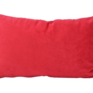 Velvet Tree Rot Kissenbezug | 30x50 cm | Samt/Polyester