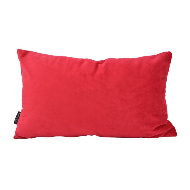 Velvet Tree Rot Kissenbezug | 30x50 cm | Samt/Polyester