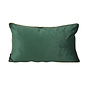 Velvet Merry Grün Kissenbezug | 30x50 cm | Samt/Polyester