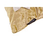 Velvet Gold Snow Kissenbezug | 45x45 cm | Samt/Polyester