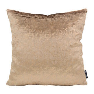 NOVÉE Velvet Glossy Zazi Goud Kussenhoes | 45x45 cm | Polyester
