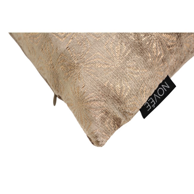 Velvet Glossy Zazi Goud Kussenhoes | 45x45 cm | Polyester