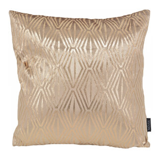 NOVÉE Velvet Glossy Zara Gold Kissenbezug | 45x45 cm | Polyester