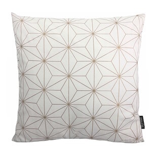 Sierkussen Nadal White/Gold | 45 x 45 cm | Katoen/Polyester