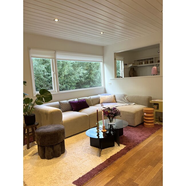 Sierkussen Retro Oudroze | 30 x 50 cm | Katoen/Polyester