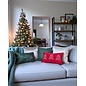 Velvet Tree Rood Kussenhoes | 30x50 cm | Fluweel/Polyester