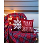 Red Snowflake Kussenhoes | 45x45 cm | Katoen/Polyester