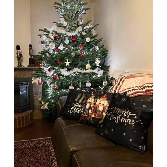 Golden Tree Kissenbezug | 45x45 cm | Baumwolle/Polyester